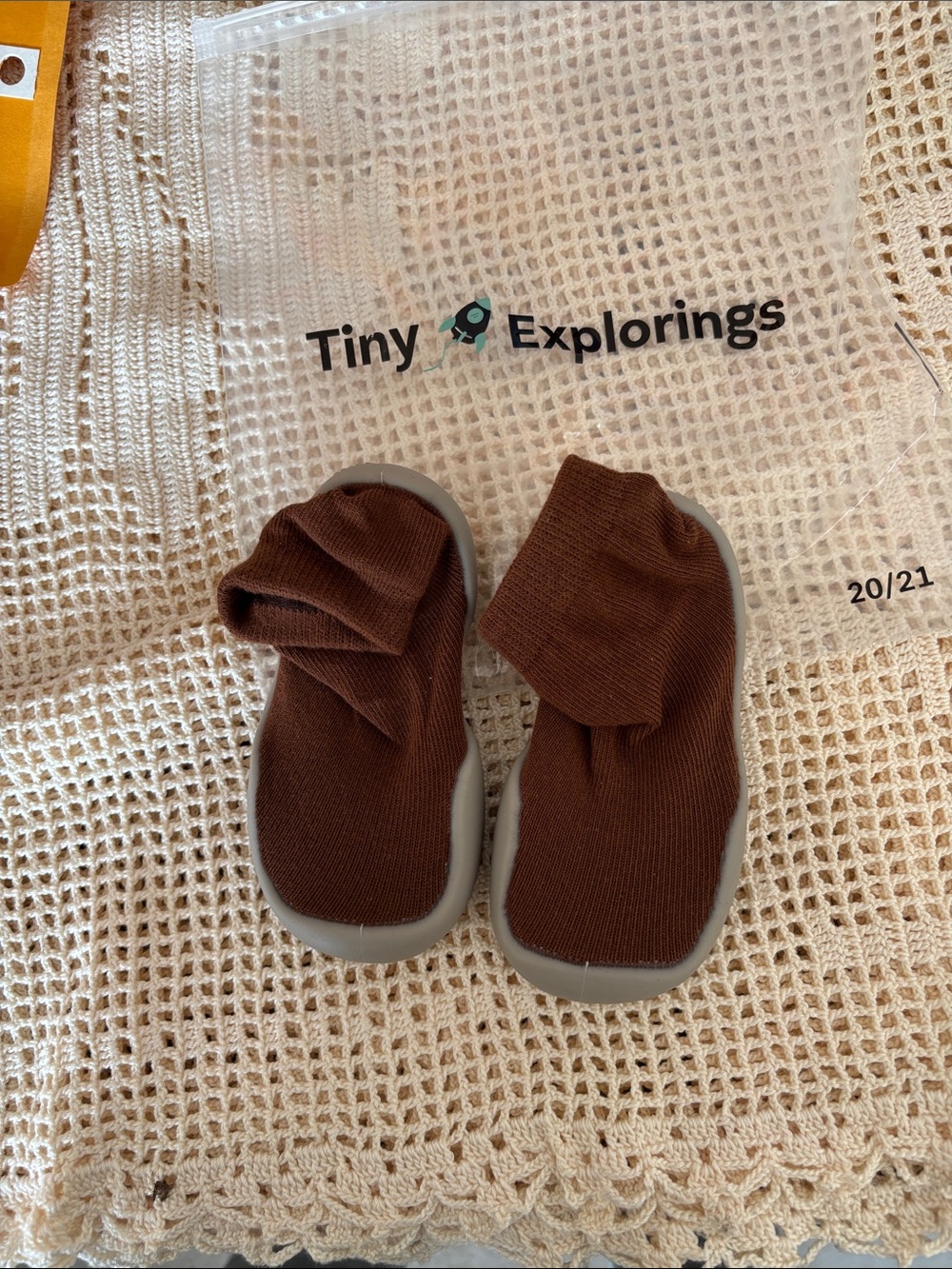 Brown Sock Shoes for Kids - Slip-On Comfort